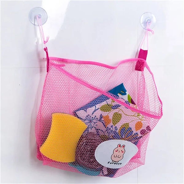 Baby Bathroom Mesh Bath Bag Kids Cartoon Basket Net Children's Games Netw CHK12N Carousel 1