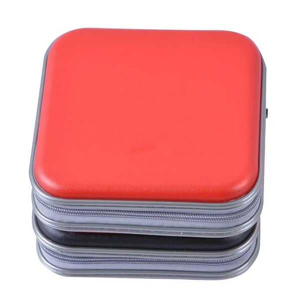 Portable CD DVD Case 40 Capacity EVA Storage Bag Round Holder with Zipper CHK12N Carousel 1