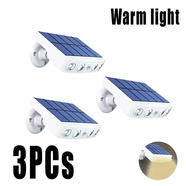 1~4PCs Bright Warm White Led Solar Light Outdoor Motion Sensor Lighting f CHK12N Carousel 1