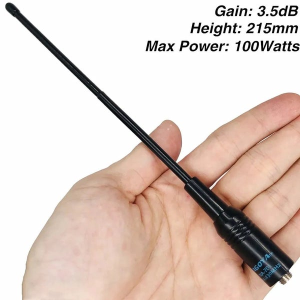 1pc 38cm NA-771 SMA-Female Dual Band 10W Antenna for Baofeng UV 144/430Mh CHK12N Carousel 2