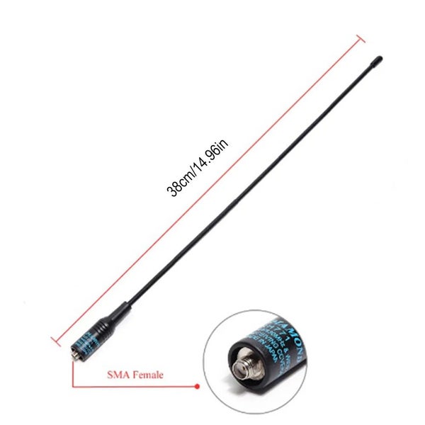 1pc 38cm NA-771 SMA-Female Dual Band 10W Antenna for Baofeng UV 144/430Mh CHK12N Carousel 1