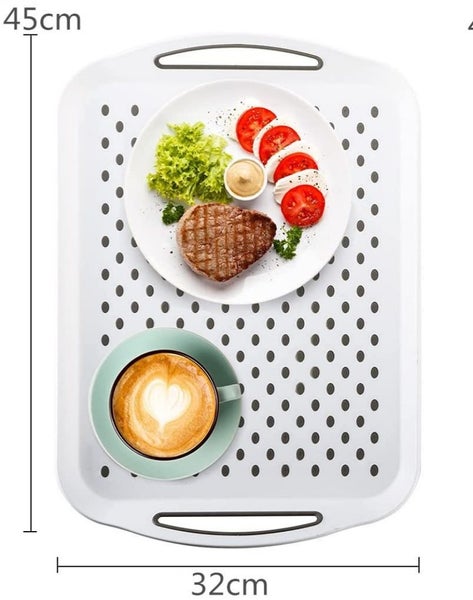 Rectangular Tray with Handle for Kitchen and Dining NEW Carousel 1