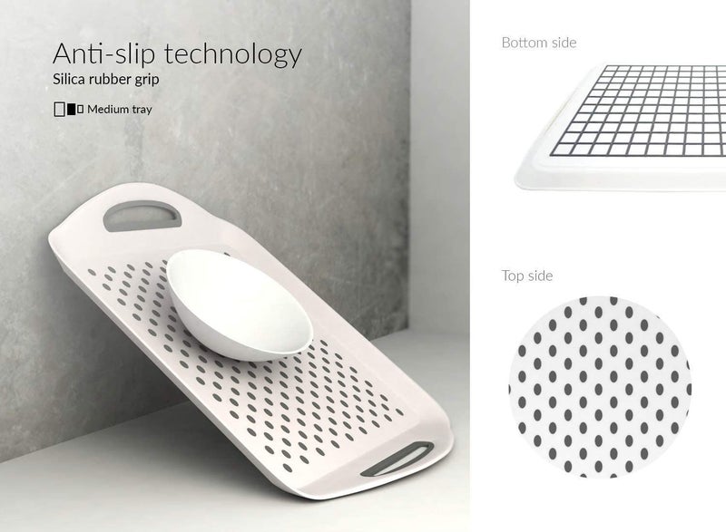 Rectangular Tray with Handle for Kitchen and Dining NEW Carousel 2