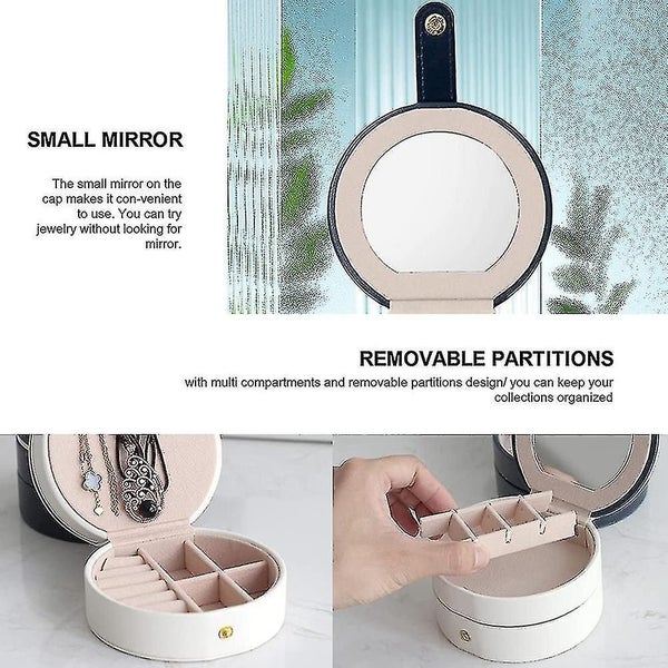 Jewelry Box For Ring Earring Necklace Bracelet Storage Holder Carousel 2