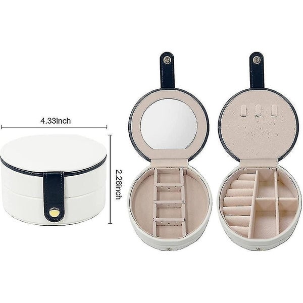 Jewelry Box For Ring Earring Necklace Bracelet Storage Holder Carousel 5