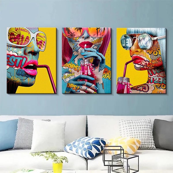 Painting Canvas Wall Art Print Carousel 1
