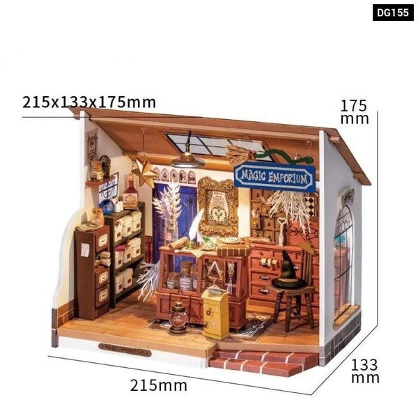 Diy Mystery Archives Bureau Decorative Ornament Kids Adult Miniature Fantasy ... Carousel 1