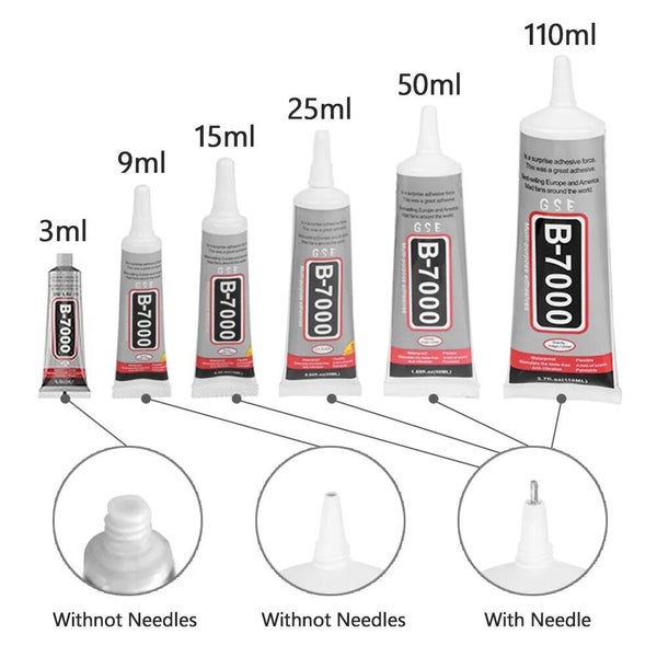 3 9 15 25ML B7000 Glue Glass For Mobile Phone Epoxy Glue Resin Jewelry fo CHK12N Carousel 24