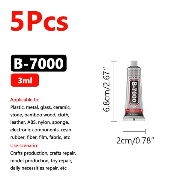 3 9 15 25ML B7000 Glue Glass For Mobile Phone Epoxy Glue Resin Jewelry fo CHK12N Carousel 1