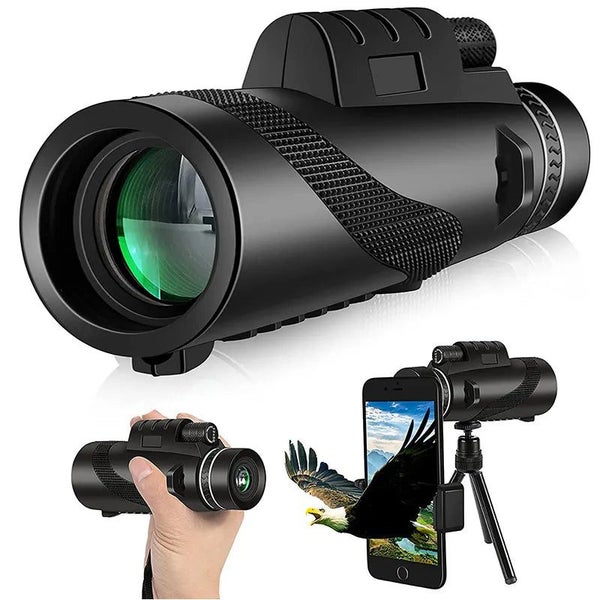 80X100 Hd Monocular Telescope 8000M Long Range Zoom Bak4 Prism Telescope CHK12N Carousel 2