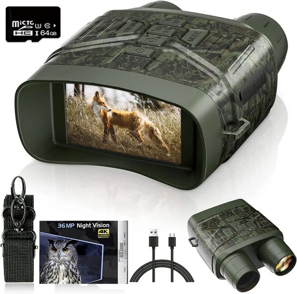 4K Night Vision Goggles Binoculars for Adults,3'' Large Screen,Save Photo CHK12N Carousel 2