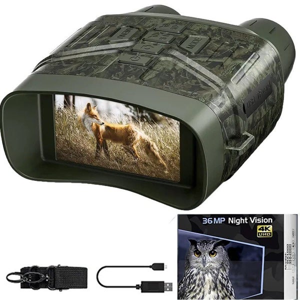 4K Night Vision Goggles Binoculars for Adults,3'' Large Screen,Save Photo CHK12N Carousel 1