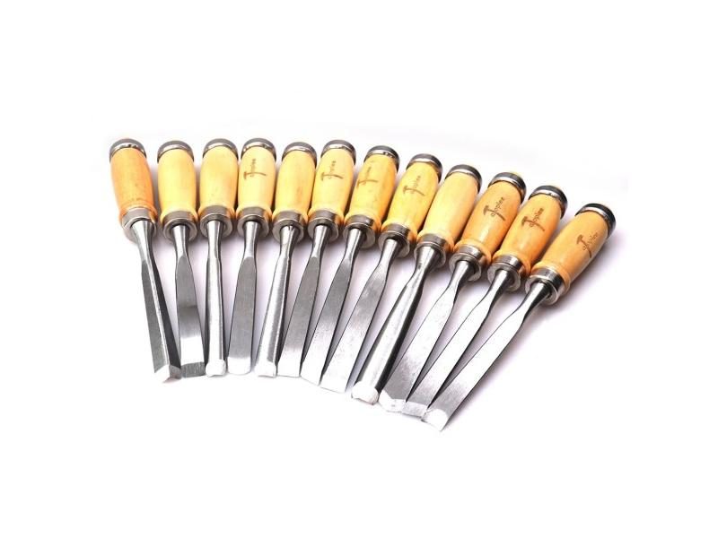 Professional 12Pcs/Set Wood Carving Chisel Tool Hand Gouges Carpenter Carousel 2