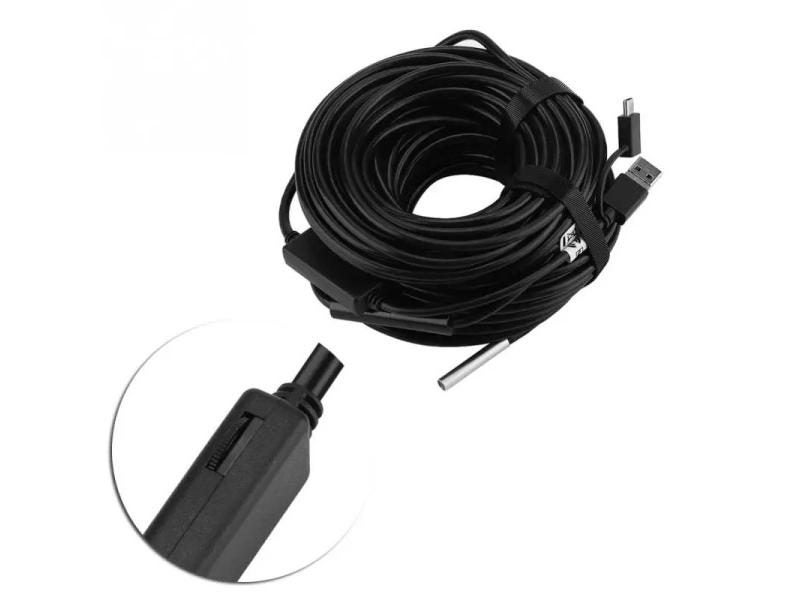 3 IN 1 20M 5.5mm USB Endoscope 720P Waterproof For Pipe Car Inspection Carousel 1