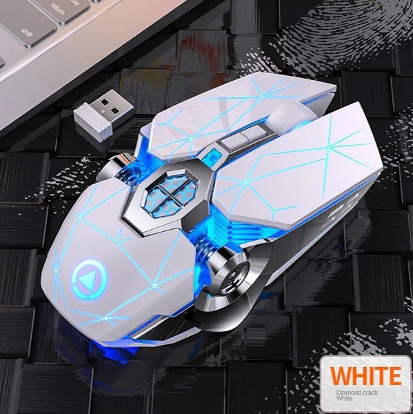 Silver Eagle A7 Silent Rechargeable Wireless Mouse USB Computer Accessori CHK12N Carousel 2