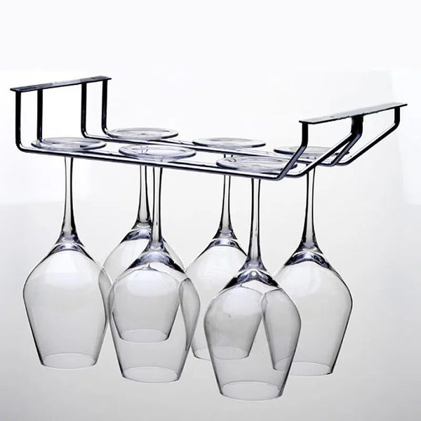 Stainless steel wine rack single and double row wine glass rack high glas CHK12N Carousel 2