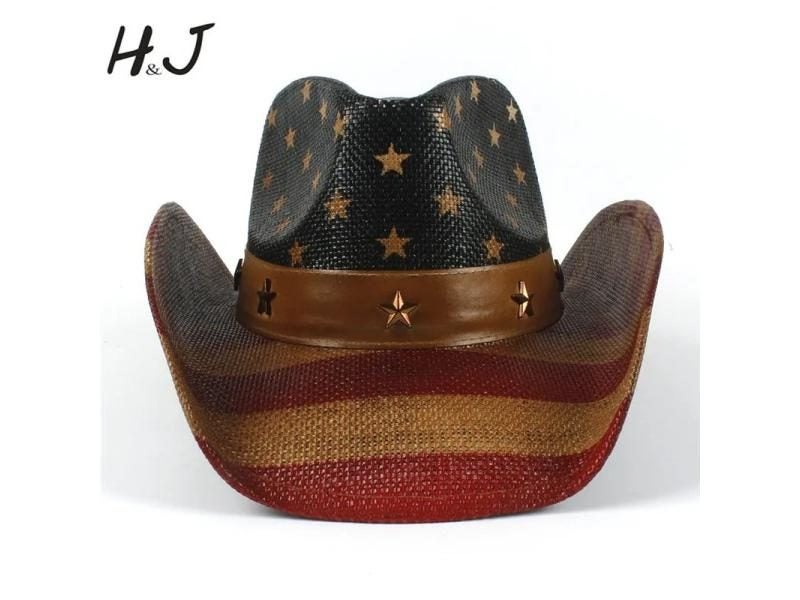 Fashion Men Cowboy Hat Summer Western Sombrero Hombre Hat Cowboy Sun Hat Good Carousel 1