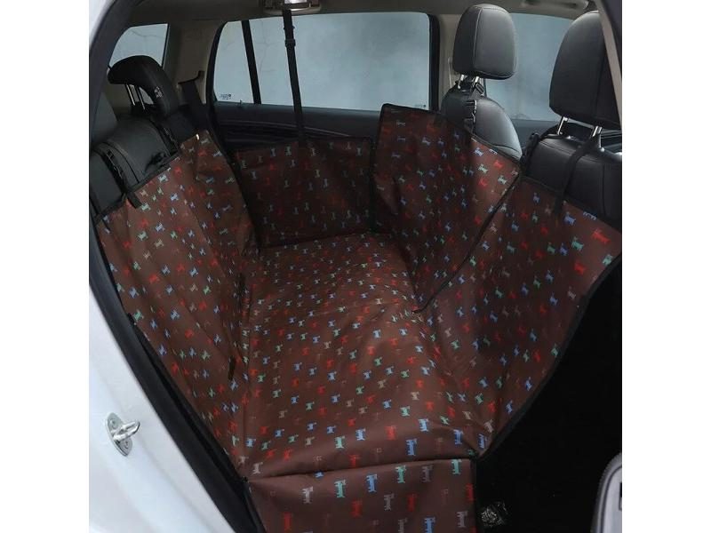 CAWAYI KENNEL Dog Carriers Waterproof Rear Back Pet Dog Car Seat Cover Mats Carousel 1