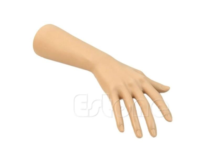 1Pc Nail Art Watch Ring Bracelet Gloves Stand Mannequin Hand Carousel 1