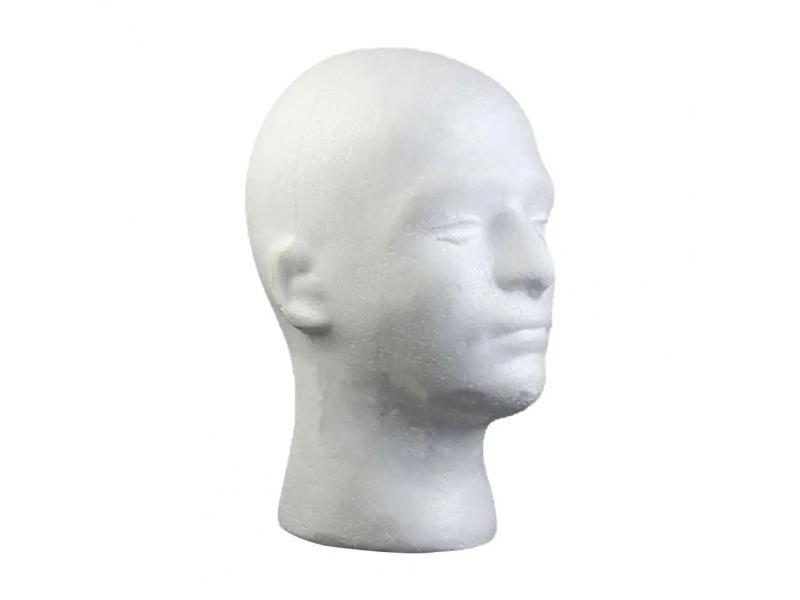 Plus Size Male Head Model Lightweight Sturdy Durable Foam Wig Stand Men Carousel 1
