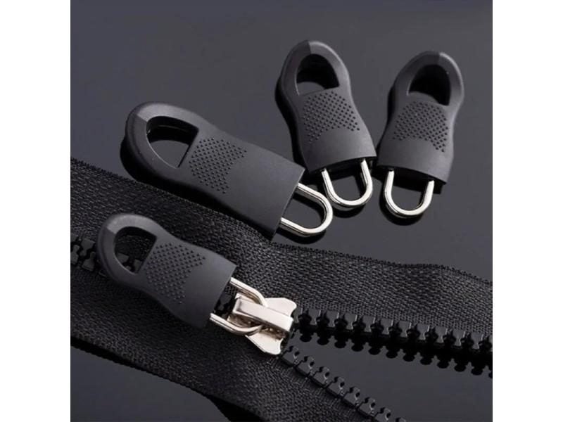 5PCS/Set Detachable Metal Zipper Pull Tags For Clothes Travel Bag Suitcase Tent Carousel 2