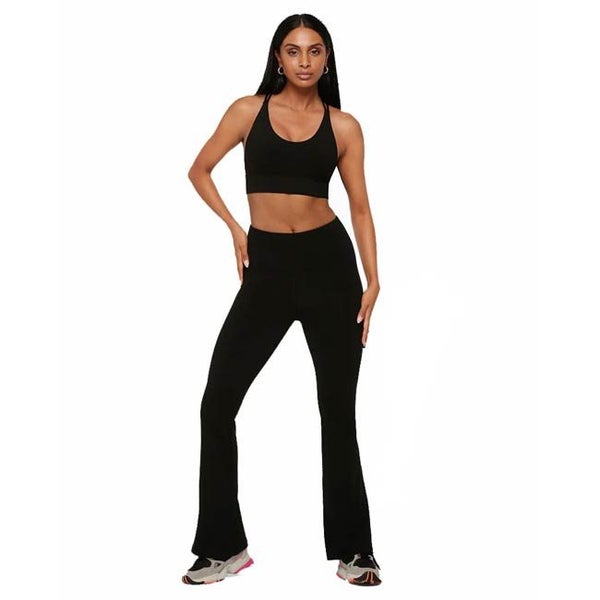 Lorna Jane Lotus Flared Full Length Leggings Carousel 1