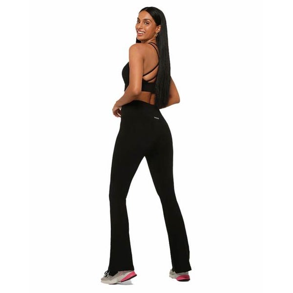 Lorna Jane Lotus Flared Full Length Leggings Carousel 2
