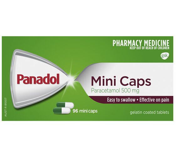 Panadol 96 Mini Caps Carousel 1