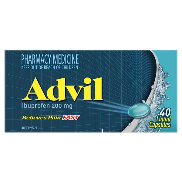 Advil 40 Liquid Capsules Carousel 1