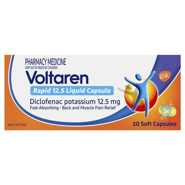 Voltaren 12.5mg 20 Liquid Capsules Carousel 1