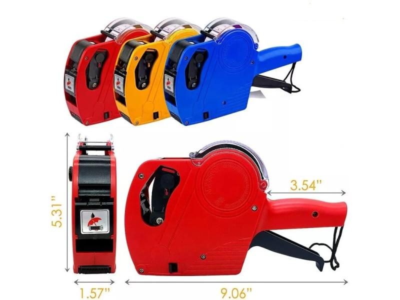 MX-5500 8 Digits Handheld Price Tag Gun With 1 Ink Coding Machine Price Label Carousel 2