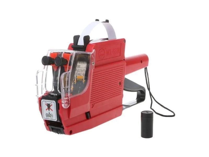 MX-6600 10 Digits Two-line Labeller Price Tag Gun Label 2 Lines For Retail Carousel 2