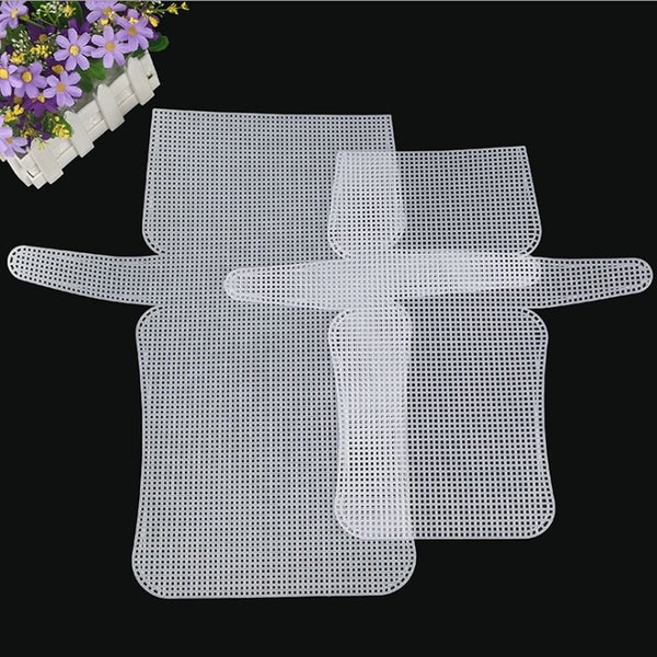 Sewing DIY Craft Supplies Latch Hook Bags Plastic Mesh Cloth Thread Hook Bag Carousel 1