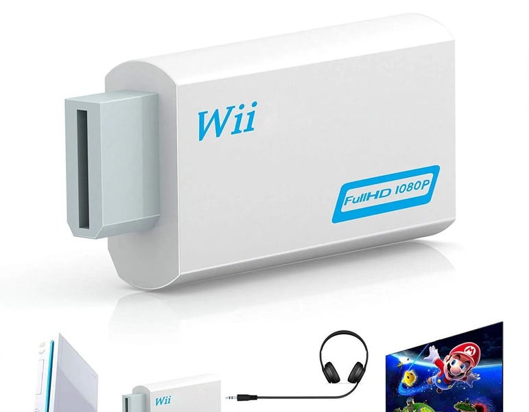 Full HD 1080P Wii To HDMI-compatible Adapter Converter 3.5mm Audio For PC CHK12N Carousel 2