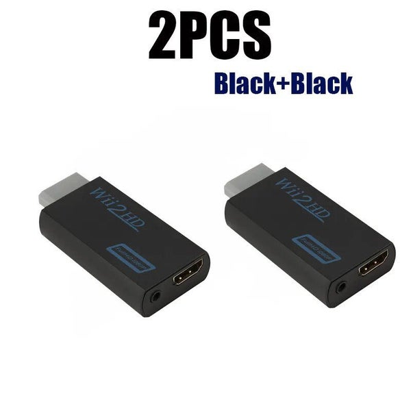 Full HD 1080P Wii To HDMI-compatible Adapter Converter 3.5mm Audio For PC CHK12N Carousel 1