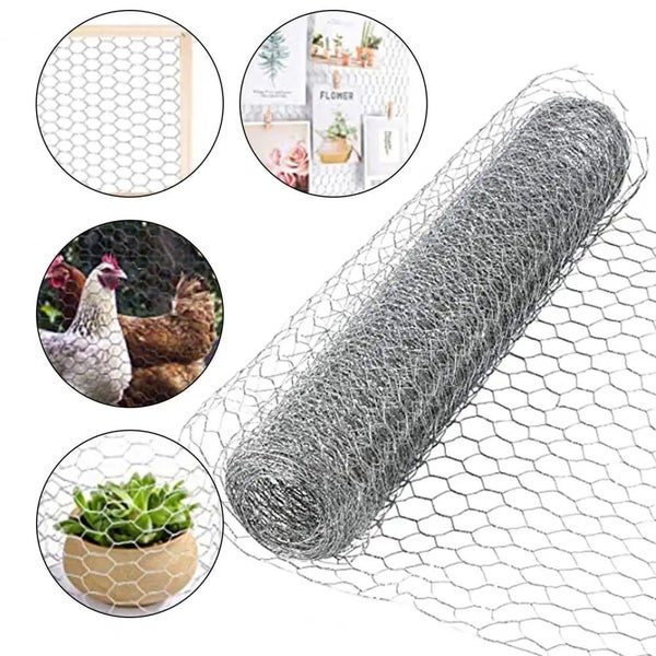1 Roll Wire Mesh Large Size Hexagonal Design Chicken Wire Fence Wire Hind CHK12N Carousel 2