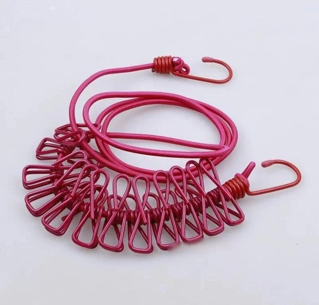 180cm Portable Clothesline Camping Backyard RV Multifunction Drying Rack CHK12N Carousel 1