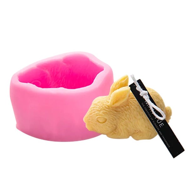 3D Rabbit Modeling Silicone Mold Diy Aromatherapy Fondant Cake Decoration CHK12N Carousel 2
