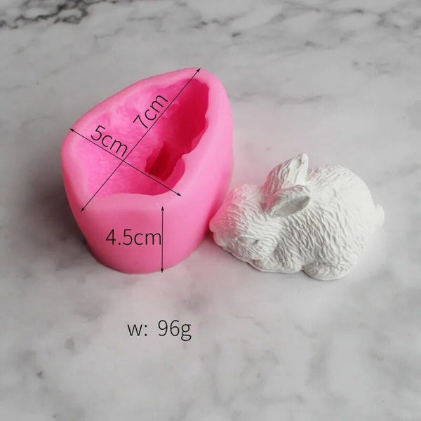 3D Rabbit Modeling Silicone Mold Diy Aromatherapy Fondant Cake Decoration CHK12N Carousel 1
