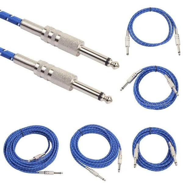 Professional Audio Convert Cables 6.35mm Male to Male Audio Cable Mono Ch CHK12N Carousel 1