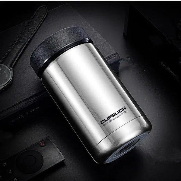 400ml Business Style Stainless Steel Thermos Mugs Car Vacuum Flasks Coffe CHK12N Carousel 1