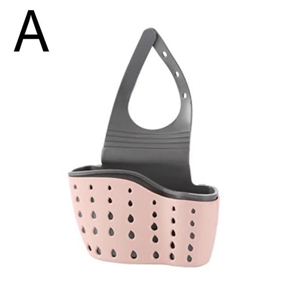 Sink Storage Holder Drain Rack Hang Adjustable Basket Shelf Dish Drainer CHK12N Carousel 1