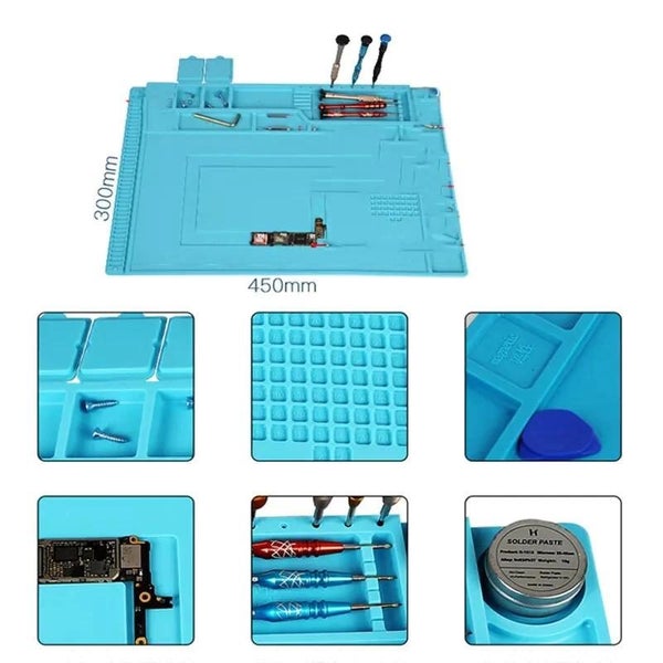 S-160/S-180 Heat Insulation Magnetic Silicone Pad Phone Repair Mat BGA S CHK12N Carousel 2