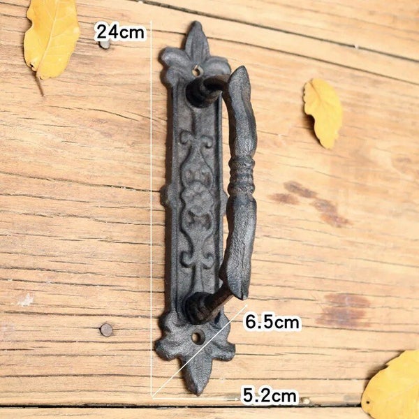 European retro garden Cast iron patio art door handles home decoration Wa CHK12N Carousel 1