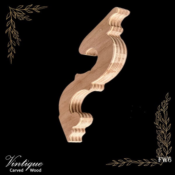 Carved wooden Lace Fretwork Corner -Homestead (FW6) 178mm x 218mm Carousel 2