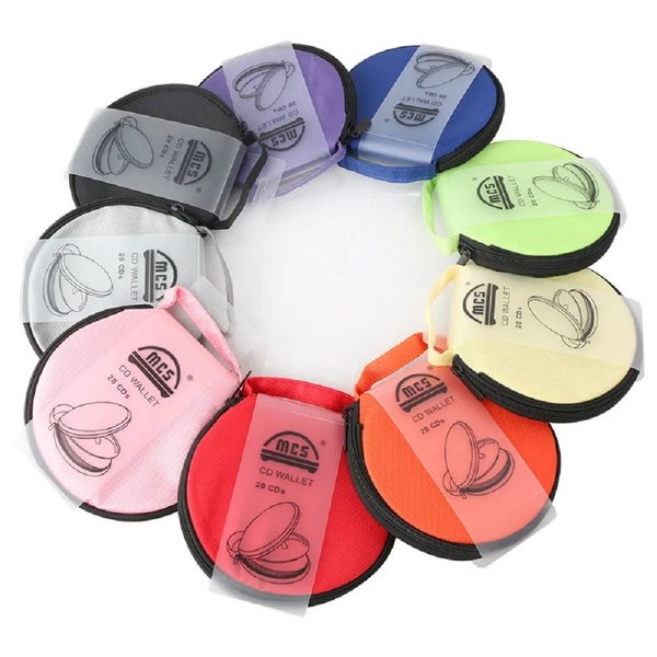 Portable CD DVD Case 20P Capacity Oxford Cloth CD Storage Bag Round Holde CHK12N Carousel 2