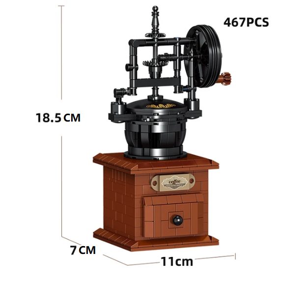 Building Blocks Vintage Coffee Machine 467PCS Carousel 2