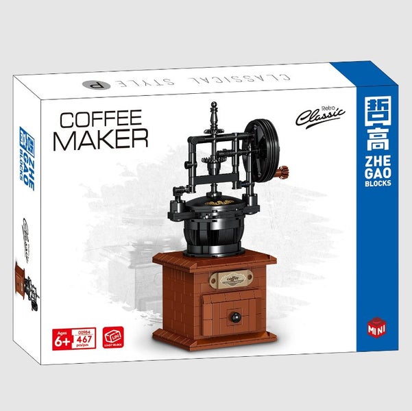 Building Blocks Vintage Coffee Machine 467PCS Carousel 10