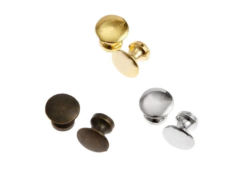 5pc/lot Mini Knobs 12x11mm Round Handles Alloy Pulls Antique Bronze/Silver/Gold Carousel 2