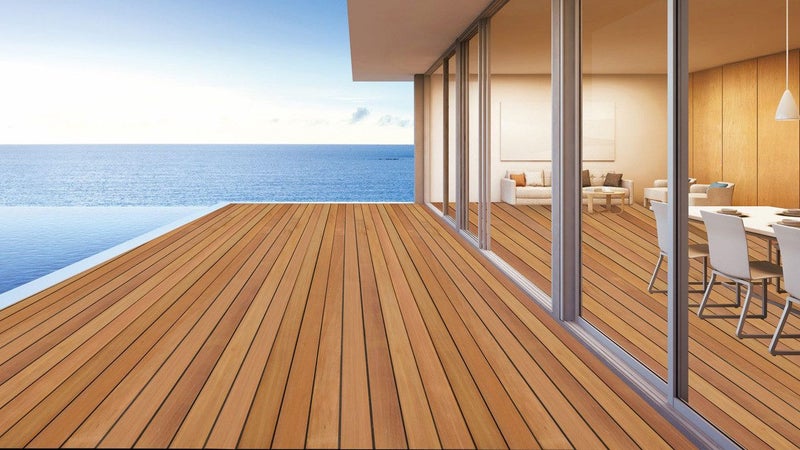 GARAPA DECKING, WATERSHED PROFILE, ETHICALLY SOURCED, 140 x 21mm - Buy Per Metre62968313911299113